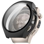 For Huawei Watch 5 42mm Tempered Film Integrated PC Watch Protective Case(Black)