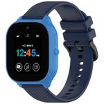For Verizon Gizmo Watch 3 Kids Watch Textured Silicone 20mm Watch Band(Midnight Blue)