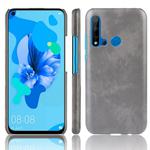 Shockproof Litchi Texture PC + PU Case for Huawei P20 lite 2019/Nova 5i(Gray)