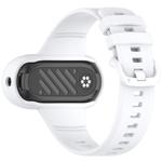 For Insta 360 Go 3 / Go 3S / Go 2 Solid Color Silicone Watch Band(White)