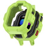 For TickTalk 5 Kids Watch TPU Hollow Watch Protective Case(Green)