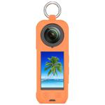 For Insta360 X5 Silicone Protective Case(Orange)