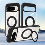 For Google Pixel 8 Pro Gear 360 Rotation Holder MagSafe Phone Case(Black)