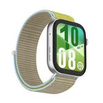 For Huawei Watch Fit 4Pro Watch Case Integrated Nylon Loop Watch Band(Camel)