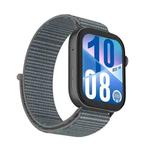 For Huawei Watch Fit 4Pro Watch Case Integrated Nylon Loop Watch Band(Stormy Grey)