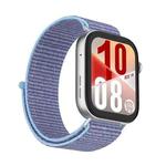 For Huawei Watch Fit 4Pro Watch Case Integrated Nylon Loop Watch Band(Sky Blue)