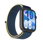 For Huawei Watch Fit 3 Watch Case Integrated Nylon Loop Watch Band(Ice Ocean)