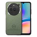 For Nothing Phone 3a Pro Twill Fabric Leather Skin Back Phone Case(Green)