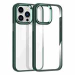 For iPhone 13 Pro Max Kalebol Gold Shield PC Hybrid TPU Phone Case(Kuramling Green)