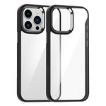 For iPhone 13 Pro Max Kalebol Gold Shield PC Hybrid TPU Phone Case(Black)