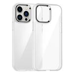 For iPhone 13 Pro Max Kalebol Gold Shield PC Hybrid TPU Phone Case(Transparent)
