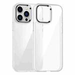For iPhone 13 Pro Kalebol Gold Shield PC Hybrid TPU Phone Case(Transparent)