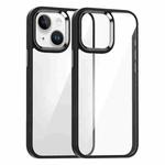 For iPhone 13 Kalebol Gold Shield PC Hybrid TPU Phone Case(Black)