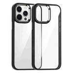 For iPhone 12 Pro Max Kalebol Gold Shield PC Hybrid TPU Phone Case(Black)