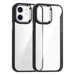 For iPhone 12 Kalebol Gold Shield PC Hybrid TPU Phone Case(Black)