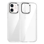For iPhone 12 Kalebol Gold Shield PC Hybrid TPU Phone Case(Transparent)