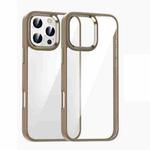 For iPhone 16 Pro Kalebol Gold Shield PC Hybrid TPU Phone Case(Desert Gold)