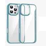 For iPhone 16 Pro Max Kalebol Gold Shield PC Hybrid TPU Phone Case(Lake Green)