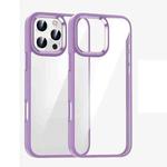 For iPhone 16 Pro Max Kalebol Gold Shield PC Hybrid TPU Phone Case(Roland Purple)