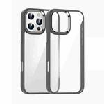 For iPhone 16 Pro Max Kalebol Gold Shield PC Hybrid TPU Phone Case(Titanium Gray)