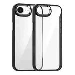 For iPhone 16e Kalebol Gold Shield PC Hybrid TPU Phone Case(Black)