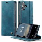 For iPhone 16 Plus CaseMe 033 Calf Leather Lining Microfibre RFID Blocking Phone Case(Green)
