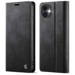 For iPhone 11 CaseMe 033 Calf Leather Lining Microfibre RFID Blocking Phone Case(Black)