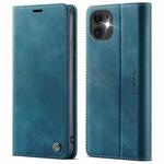 For iPhone 11 CaseMe 033 Calf Leather Lining Microfibre RFID Blocking Phone Case(Green)