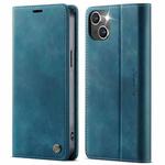 For iPhone 13 mini CaseMe 033 Calf Leather Lining Microfibre RFID Blocking Phone Case(Green)
