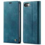 For iPhone SE 2022 / 8 / 7 CaseMe 033 Calf Leather Lining Microfibre RFID Blocking Phone Case(Green)