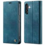 For Samsung Galaxy A15 CaseMe 033 Calf Leather Lining Microfibre RFID Blocking Phone Case(Green)