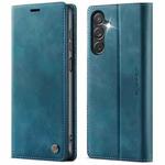 For Samsung Galaxy A24 4G CaseMe 033 Calf Leather Lining Microfibre RFID Blocking Phone Case(Green)