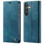 For Samsung Galaxy A35 5G CaseMe 033 Calf Leather Lining Microfibre RFID Blocking Phone Case(Green)