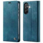 For Samsung Galaxy A56 5G CaseMe 033 Calf Leather Lining Microfibre RFID Blocking Phone Case(Green)