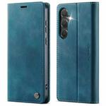 For Samsung Galaxy S24+ / S25+ 5G CaseMe 033 Calf Leather Lining Microfibre RFID Blocking Phone Case(Green)