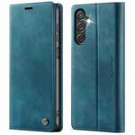 For Samsung Galaxy S25 Ultra 5G CaseMe 033 Calf Leather Lining Microfibre RFID Blocking Phone Case(Green)