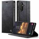 For Samsung Galaxy A26 CaseMe 033 Calf Leather Lining Microfibre RFID Blocking Phone Case(Black)