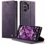 For Samsung Galaxy A13 / A04s CaseMe 033 Calf Leather Lining Microfibre RFID Blocking Phone Case(Purple)