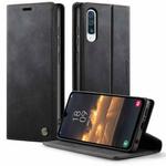 For Samsung Galaxy A50s / A30s CaseMe 033 Calf Leather Lining Microfibre RFID Blocking Phone Case(Black)