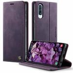 For Samsung Galaxy A50s / A30s CaseMe 033 Calf Leather Lining Microfibre RFID Blocking Phone Case(Purple)