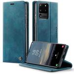 For Samsung Galaxy S20 Ultra CaseMe 033 Calf Leather Lining Microfibre RFID Blocking Phone Case(Green)