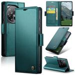 For OnePlus 12 CaseMe 023 Butterfly Buckle Litchi Texture RFID Anti-theft Leather Phone Case(Green)