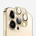 For iPhone 14 Pro Max Kalebol Armor Full-Coverage Metal Lens Ring Protector Film(Gold)