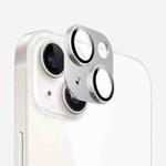 For iPhone 14 Kalebol Armor Full-Coverage Metal Lens Ring Protector Film(Silver)