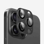 For iPhone 15 Pro Max Kalebol Armor Full-Coverage Metal Lens Ring Protector Film(Black)