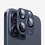 For iPhone 15 Pro Max Kalebol Armor Full-Coverage Metal Lens Ring Protector Film(Blue)
