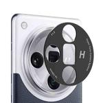 For OPPO Find X7 Ultra Kalebol Black Metal Hollow Lens Protection Ring