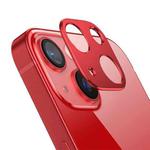 For iPhone 13  Kalebol Metal Hollow Lens Protection Ring(Red)
