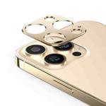 For iPhone 14 Pro Max Kalebol Metal Hollow Lens Protection Ring(Gold)