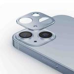 For iPhone 14 Kalebol Metal Hollow Lens Protection Ring(Blue)